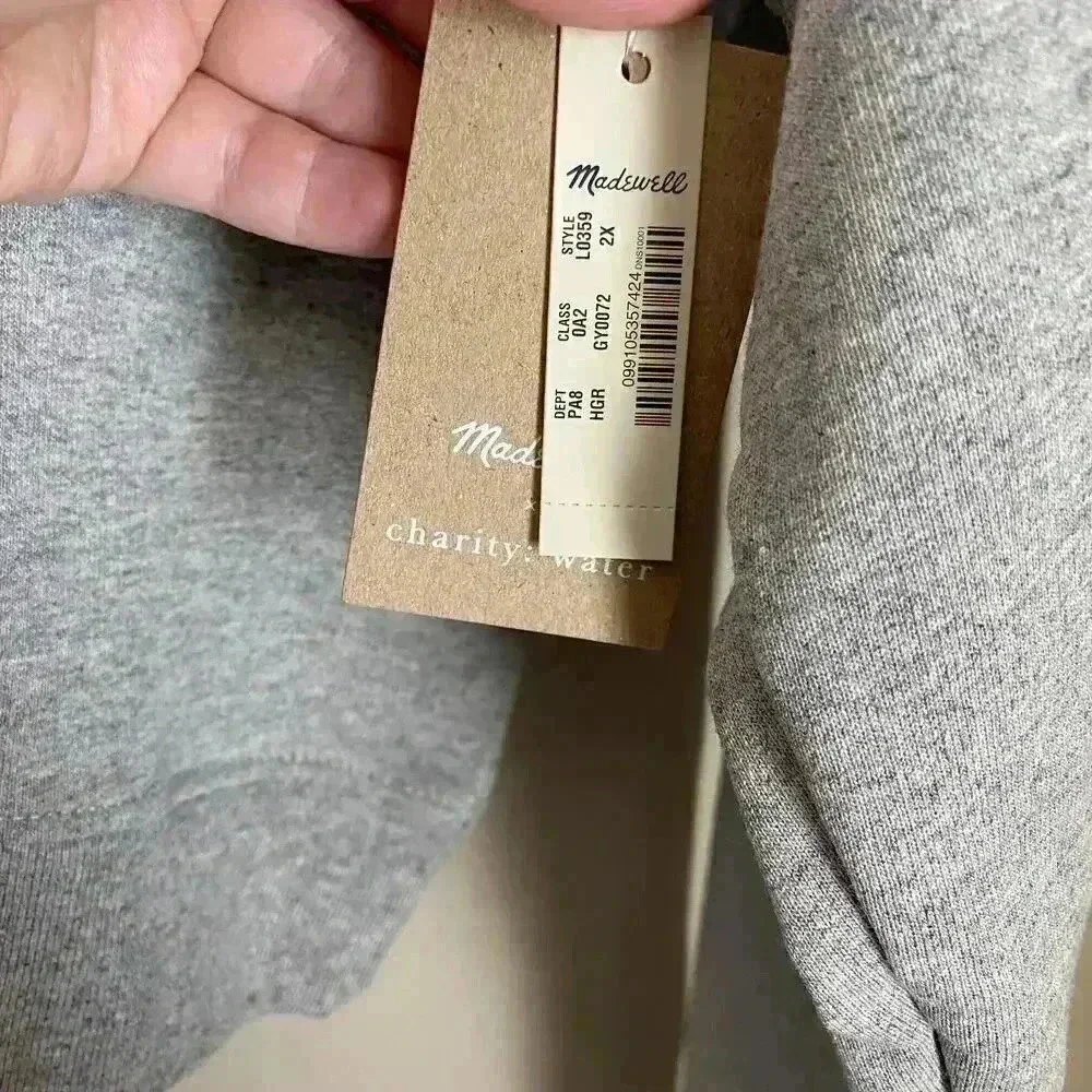 Madewell x‎ charity: Water Hoodie Sweatshirt